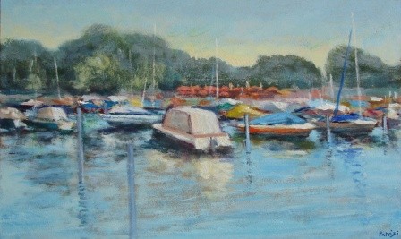 Acryl sur Panneau Toilé Dimensions 14/22 cm