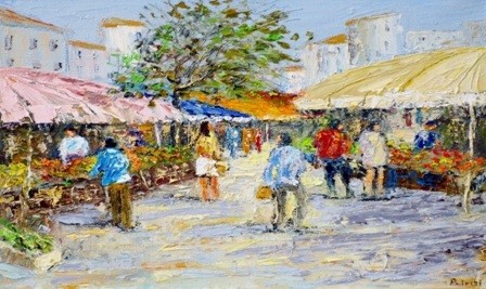Acryl sur Panneau Toilé Dimensions 14/22 cm